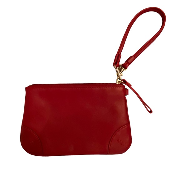 Burgundy Leather Wristlet - Picture 5 of 7